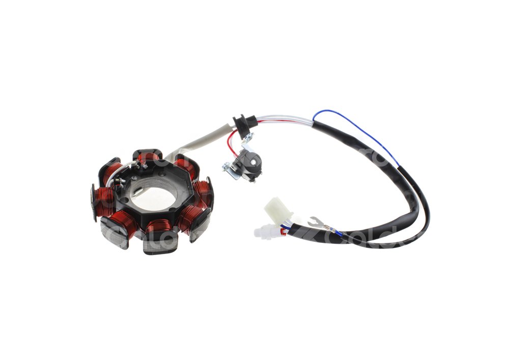 ESTATOR 8 BOBINAS MOTOCICLETA YAMAHA YBR125 YBR100105 QUMO