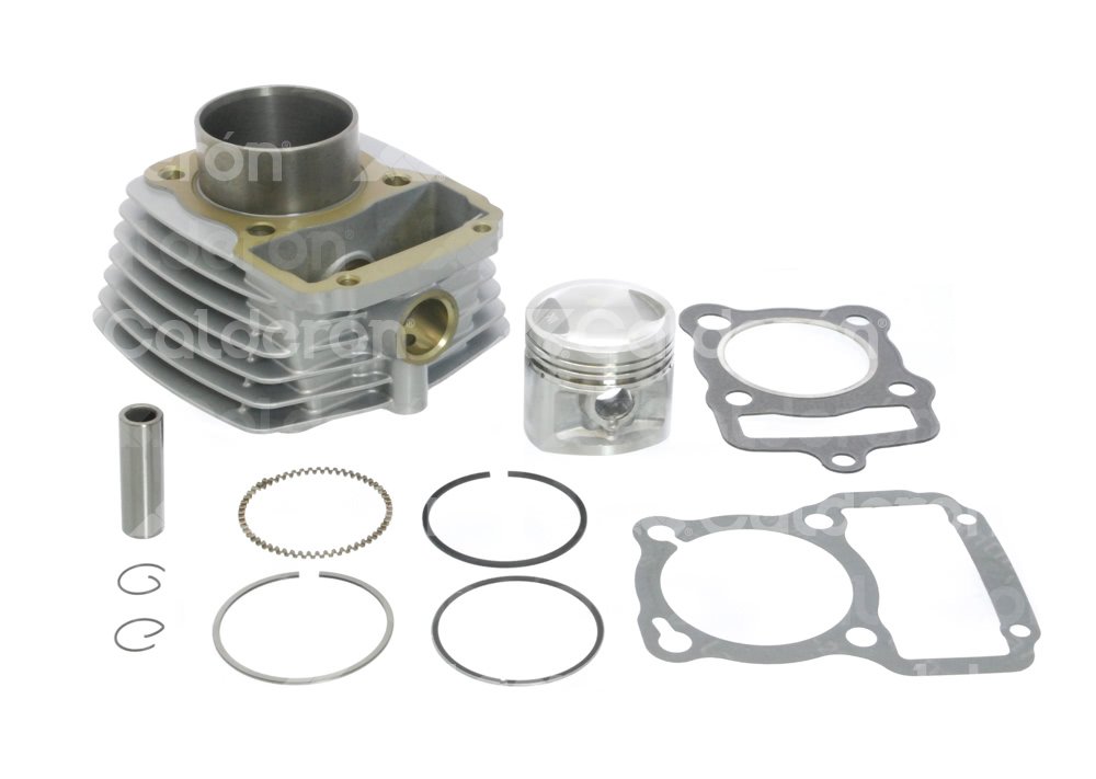 CILINDRO COMPLETO CON PISTON, ANILLO, PASADOR, SEGURO CG125 ENCIL-2704-1003 IMPORTACION