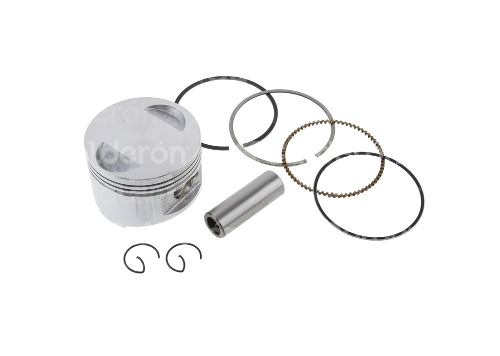 PISTON COMPLETO MOTOCICLETA SCOOTER GY6-150, ITALIKA DS150 150CC STANDARD (JUEGO) ENPIS-2705-006A QUMO