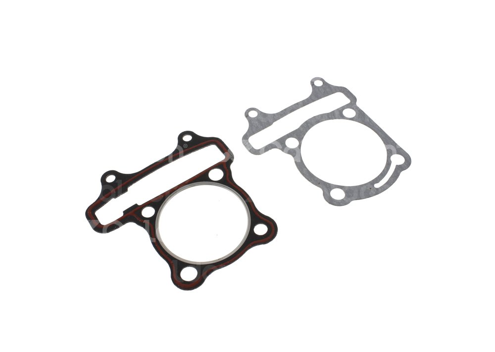 EMPAQUE MOTOCICLETA CABEZA CILINDRO ITALIKA GY6-150, DS150 JUEGO (2 PIEZAS) ENEMP-6505-208 QUMO