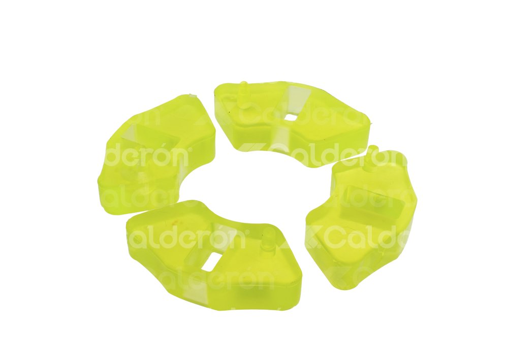 JUEGO GOMAS MOTOCICLETA CATARINA AMARILLO TRANSPARENTE SEMIAUTOMATICA ITALIKA AT110 110CC ENGOM-2212-5001 QUMO