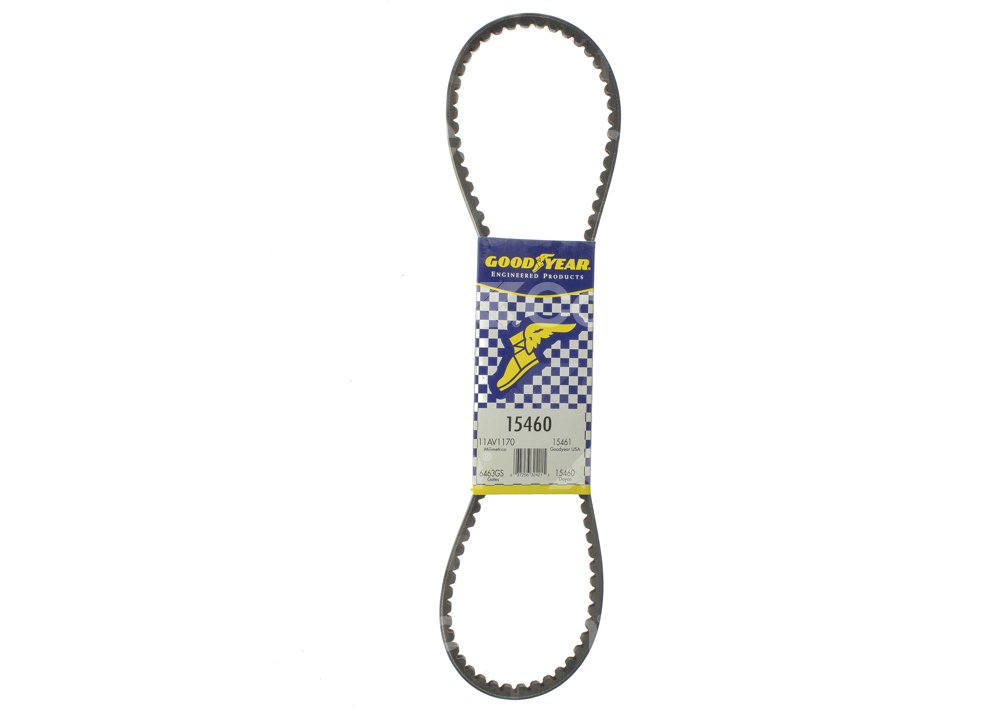 BANDA V CHRYSLER D150-250 90-91 VENTILADOR CON DH, SIN AIRE ACONDICIONADO 15460 No. GATES: 6294 GOODYEAR