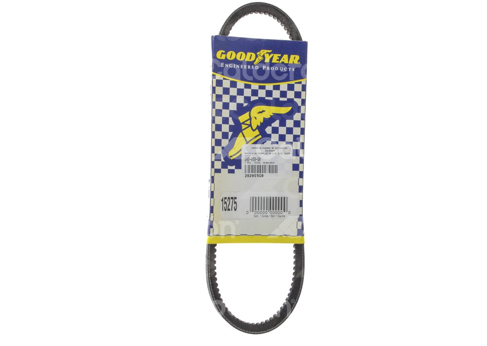 BANDA V VW DERBY, JETTA 1.8L SIN AIRE ACONDICIONADO 15275 No. GATES: 7277 GOODYEAR