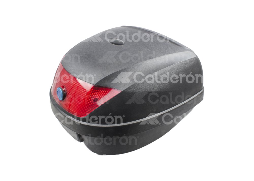 CAJA PORTAEQUIPAJE MOTO C/REFLEJANTE 28L EN-CAL018 QUMO