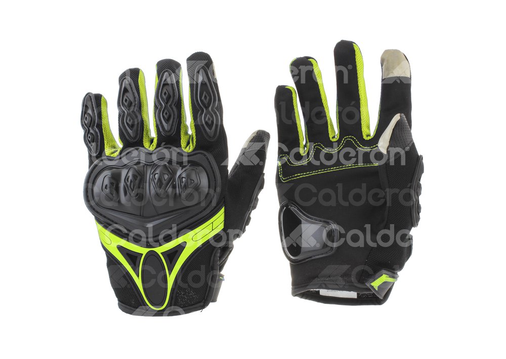 GUANTE MOTOCICLISTA TACTIL TOUCH NAVEGADOR VERDE (XXL) (JUEGO) GUA-7107-0013D QUMO