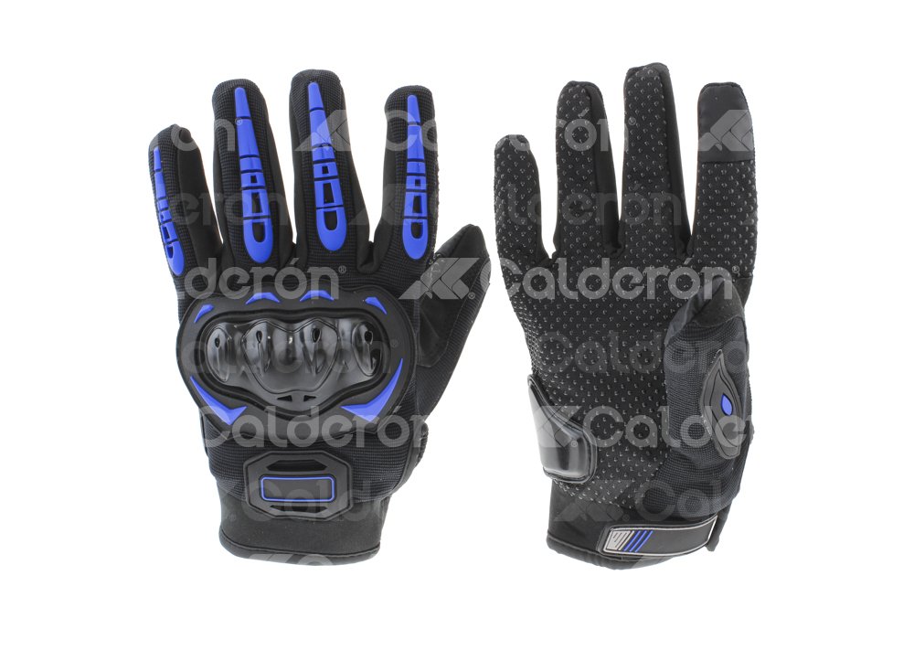 GUANTE MOTOCICLISTA TACTIL TOUCH PHOENIX AZUL (XXL) (JUEGO) GUA-7107-0021D QUMO